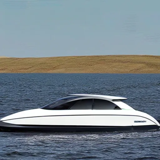 Image similar to tesla boat