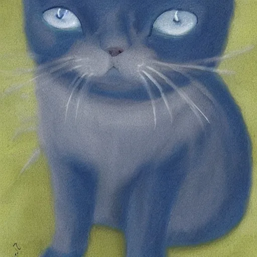 Prompt: bluestar cat