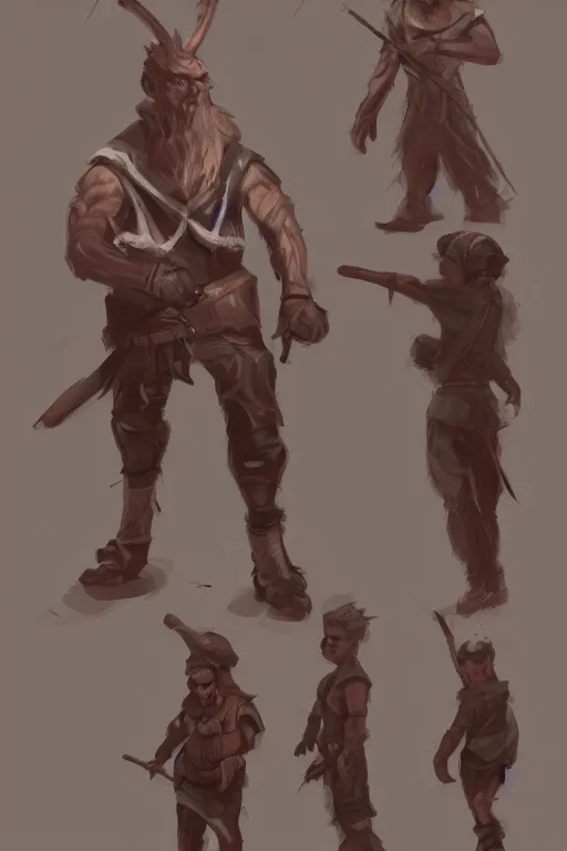Prompt: character concept art by ian pesty, dramatic lighting