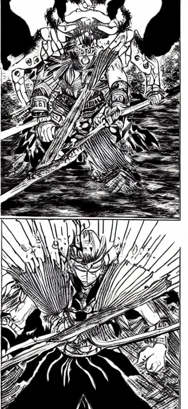 Image similar to kaido in berserk manga