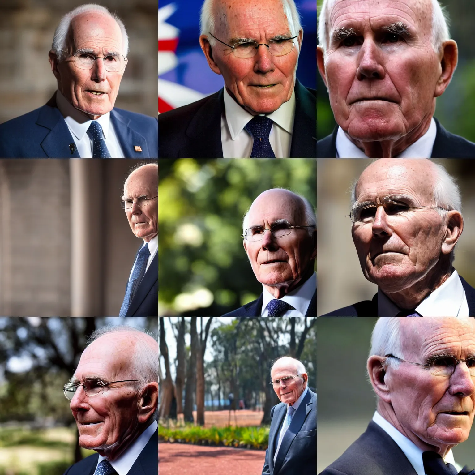 Prompt: john howard the australian prime minister in game of thrones, depth of field, bokeh