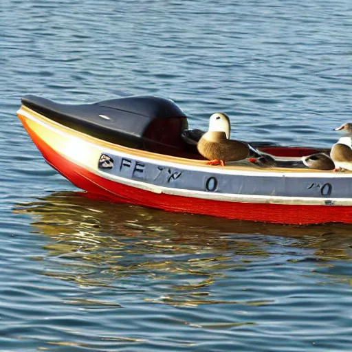 Prompt: boat : : 5 duck : : 4 0