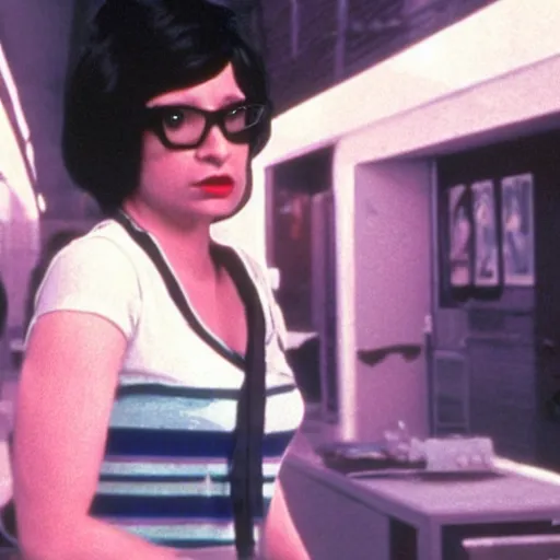 Image similar to A still of Tina Belcher from Bob's Burgers in Blade Runner (1982)