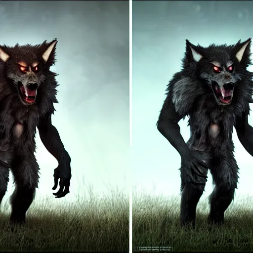 Image similar to cute werewolf from van helsing unreal engine hyperreallistic render 8k character concept art masterpiece