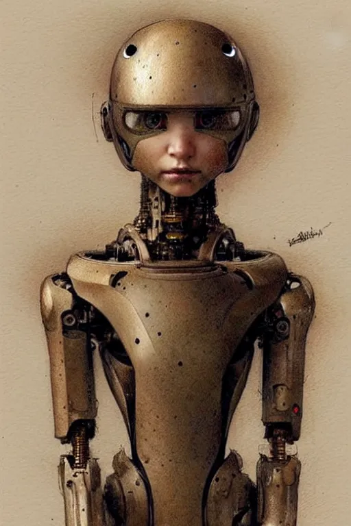 Prompt: humanoid robot from ex machina, by jean - baptiste monge