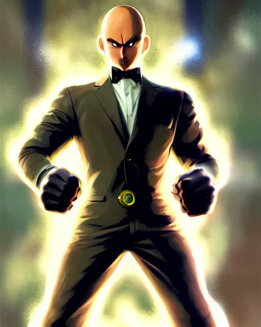 Prompt: gigachad luigi fighting like one punch man in a suit in tokyo, ernest khalimov body by krista sudmalis, fantasy character portrait, ultra realistic, full body concept art, intricate details, highly detailed by greg rutkowski, ilya kuvshinov, gaston bussiere, craig mullins, simon bisley