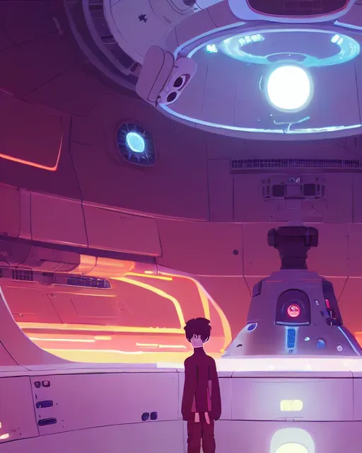 Prompt: space station deep space, cory loftis, james gilleard, atey ghailan, makoto shinkai, goro fujita, studio ghibli, rim light, exquisite lighting, clear focus, very coherent, plain background, soft painting