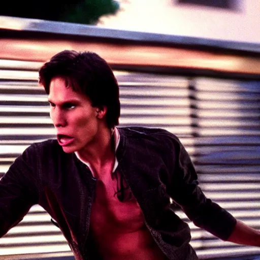 Image similar to Live Action Still of Jerma in Fast Times at Ridgemont High, real life, hyperrealistic, ultra realistic, realistic, highly detailed, epic, HD quality, 8k resolution, body and headshot, film still