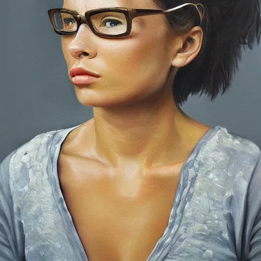 Image similar to hyper realistic painting