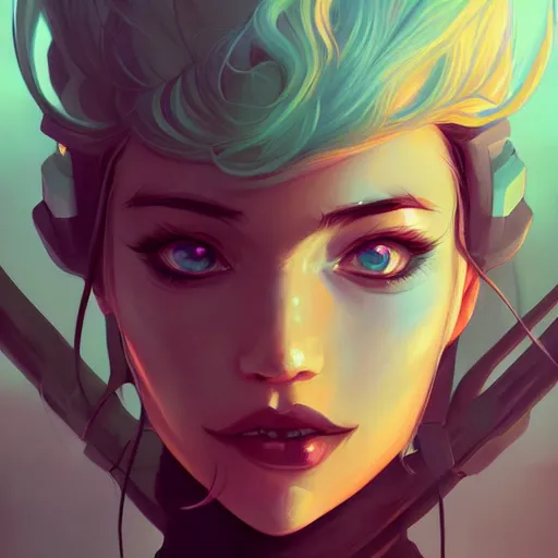 Image similar to a portrait of a beautiful biker, art by lois van baarle and loish and ross tran and rossdraws and sam yang and samdoesarts and artgerm and saruei, digital art, highly detailed, intricate, sharp focus, trending on artstation hq, deviantart, unreal engine 5, 4 k uhd image