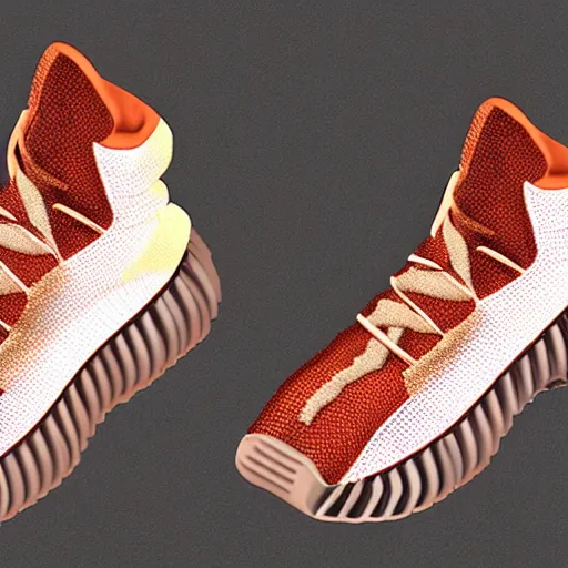 Image similar to Kanye West future shoes 4K quality super realistic