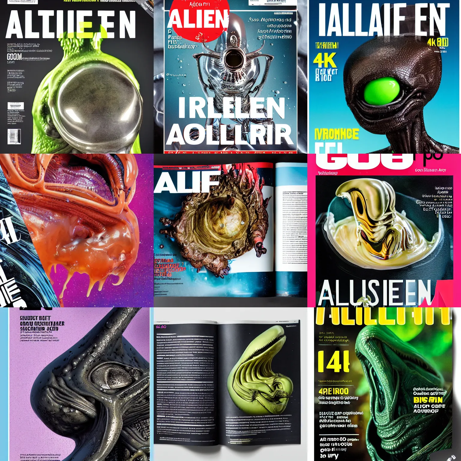 Prompt: product shot of alien goop, 4k, detailed, magazine