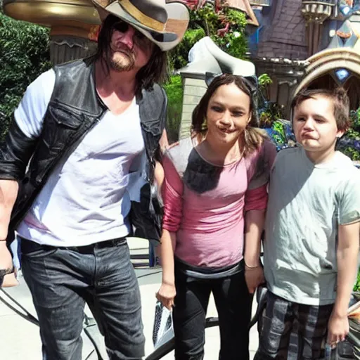 Image similar to norman reedus at disneyland