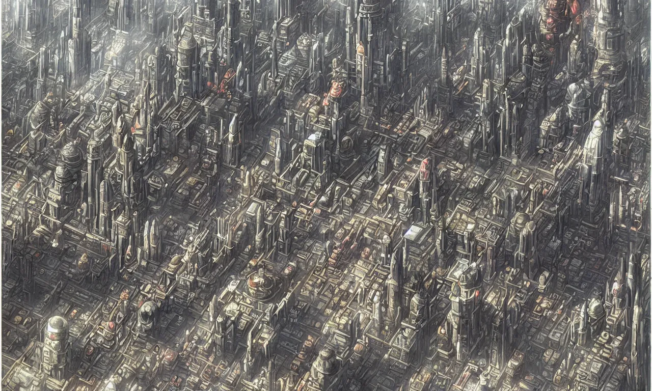 Image similar to highly detailed, intricate stunning image of star wars city from street level, by shaun tan, stunning atmosphere