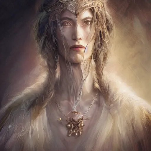 Image similar to portrait of the beautiful kira from the film dark crystal, d & d, fantasy, intricate, elegant, highly detailed, digital painting, artstation, concept art, smooth, sharp focus, illustration, art by artgerm and greg rutkowski and peter mohrbacher & greg rutkowski & alexandros pyromallis & nekro & rene maritte