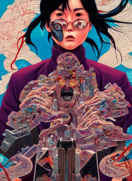 akira city, junji ito, tristan eaton, victo ngai, | Stable Diffusion ...