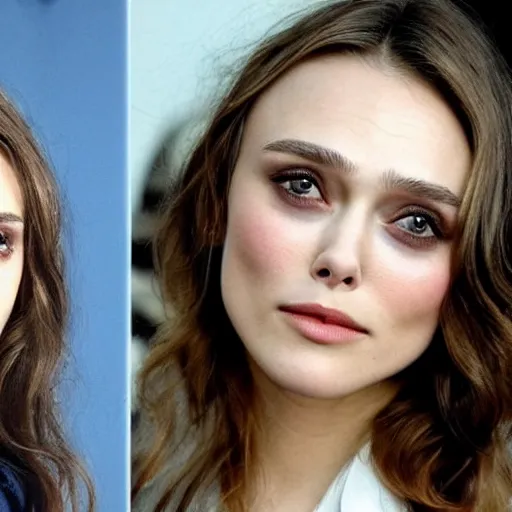 Image similar to elizabeth olsen mixed with keira knightley