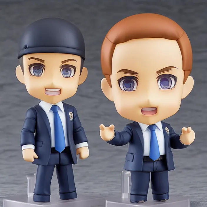 Prompt: benjamin netanyahu, an anime nendoroid of benjamin netanyahu, figurine, detailed product photo