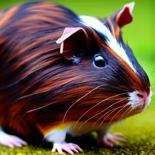 Image similar to this animal is a fusion of snake and Guinea pig 8k, HD