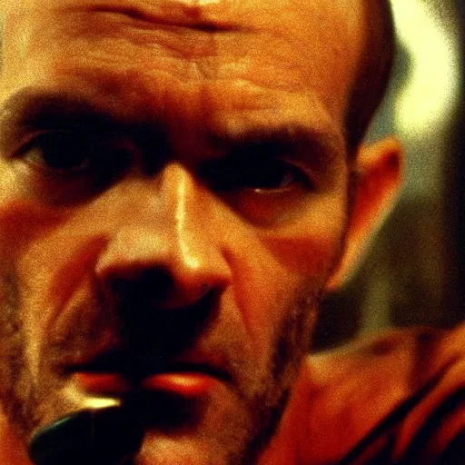 Prompt: 25 year old michael stipe as captain benjamin in apocalypse now, 8k resolution, full HD, cinematic lighting, award winning, anatomically correct