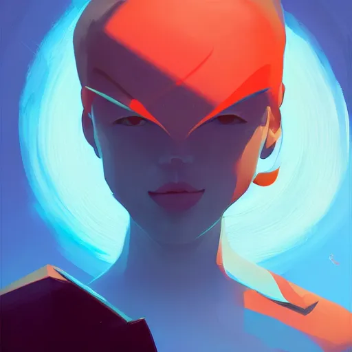 Image similar to face icon stylized minimalist atari, loftis, cory behance hd by jesper ejsing, by rhads, makoto shinkai and lois van baarle, ilya kuvshinov, rossdraws global illumination