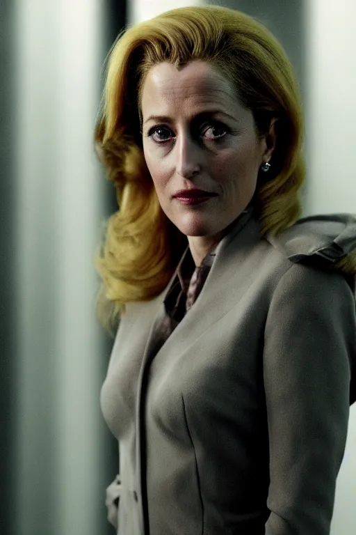 Image similar to gillian anderson as an alien queen