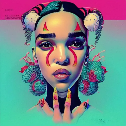 Image similar to Album Art for FKA Twigs, \'Emulador\', psx, 3d shapes, Video Games, marijuana, smoke, by Sachin Teng, Trending on artstation