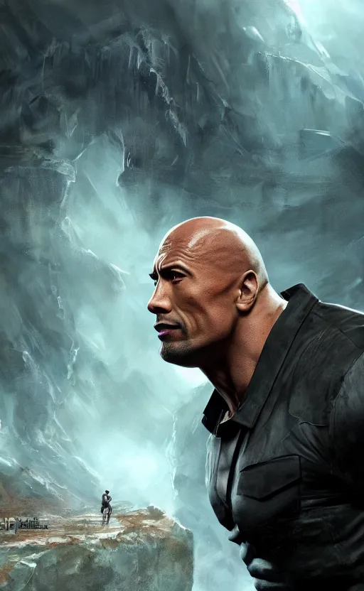 Image similar to dwayne johnson as the president, dynamic lighting, photorealistic fantasy concept art, trending on art station, stunning visuals, creative, cinematic, ultra detailed