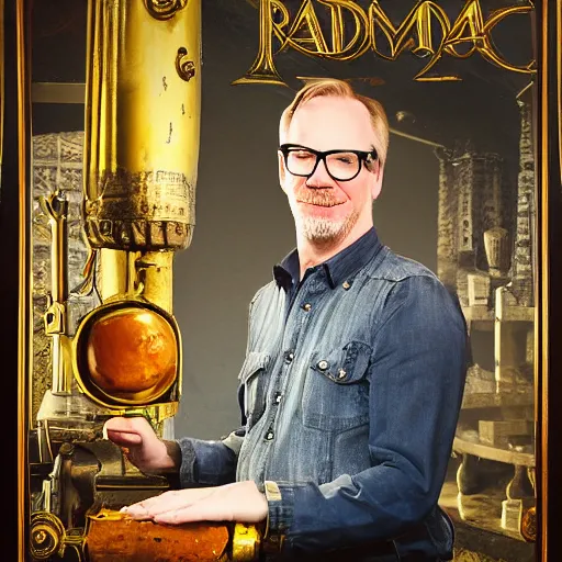 Prompt: adam savage portrait roman emporor