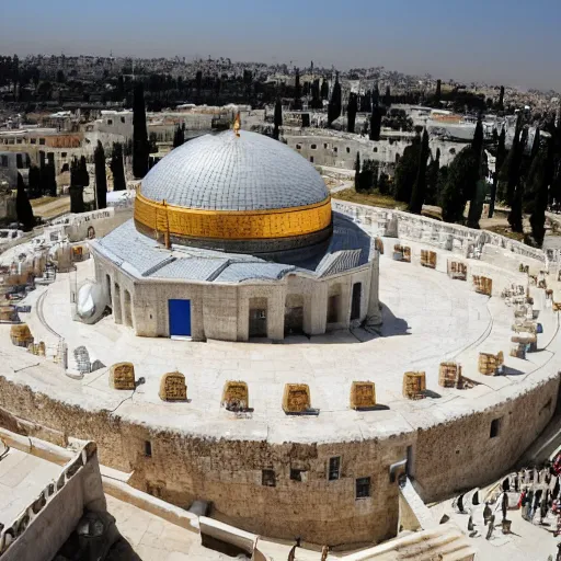 Image similar to the third temple in jerusalem