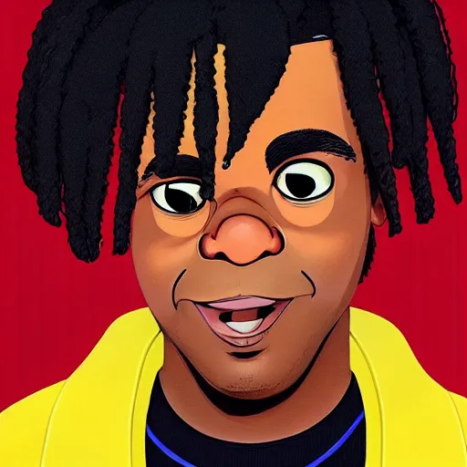 Image similar to Rapper Chief Keef Seen I’m Pixar animated movie up 4k quality super realistic