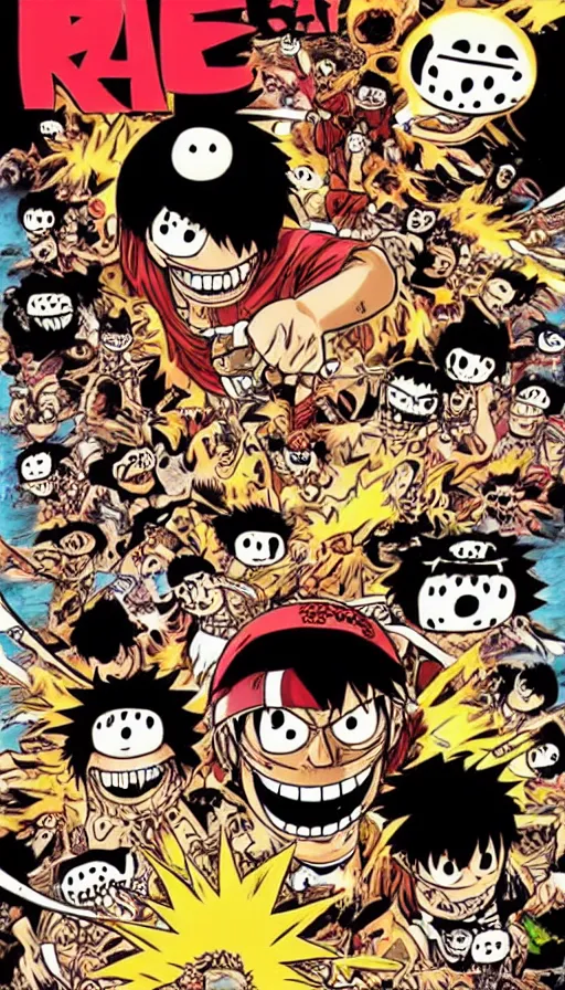 Image similar to rage, by eiichiro oda