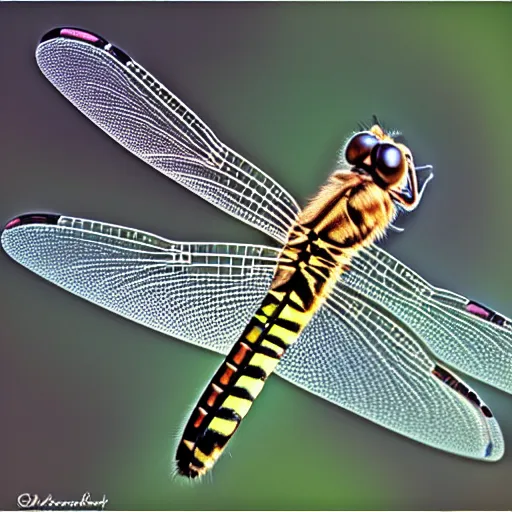 Image similar to a feline dragonfly - cat - hybrid, animal photography, wildlife photo