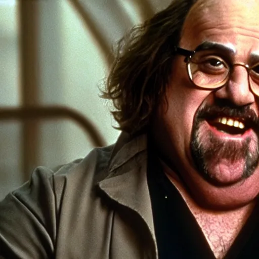 Image similar to the dude from the big lebowski played by danny devito