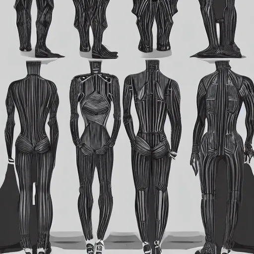 Image similar to love, diverse many dark grey cybersuits, from behind, grey rituals, wide wide angle, vivid, elaborate, highly detailed, beautiful lighting