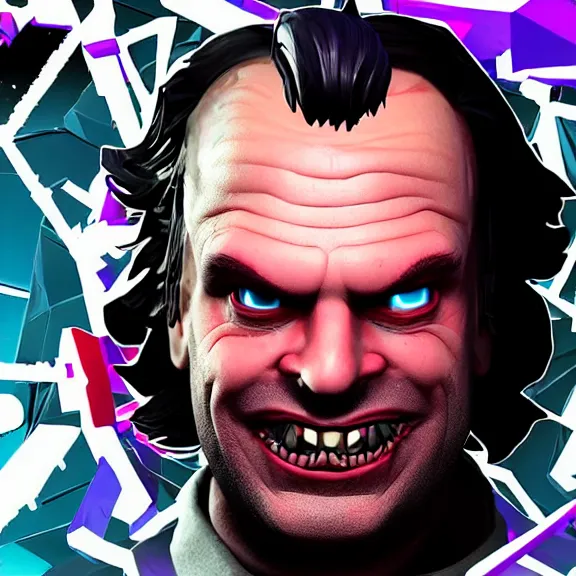 Prompt: jack torrance in fortnite