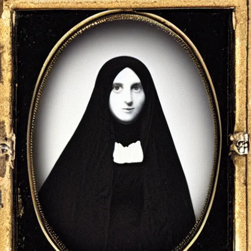 Prompt: daguerreotype of mona liza