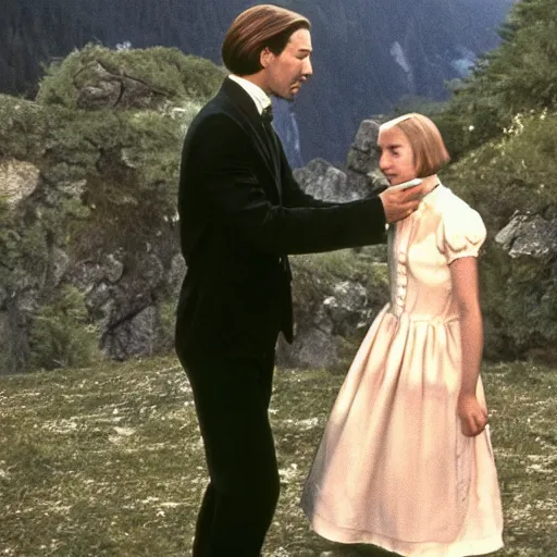 Image similar to keanu reeves in the sound of music 1 9 6 5