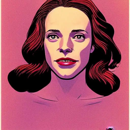 Image similar to rachel mcadams retro minimalist portrait by jean giraud, moebius starwatcher comic, 8 k