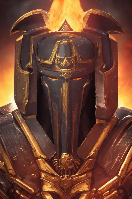 Image similar to queen portrait heros warhammer 4 0 k horus heresy fanart - the primarchs emperor by johannes helgeson animated with vfx concept artist & illustrator global illumination ray tracing hdr fanart arstation zbrush central hardmesh 8 k octane renderer comics stylized