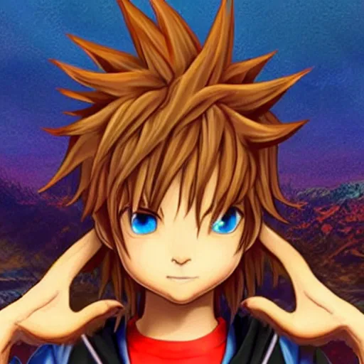 Prompt: a picture of sora as god
