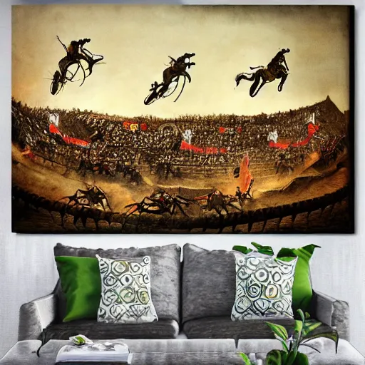 Prompt: erzberg rodeo race in a 7 circles of hell by dante, epic art, super detailed