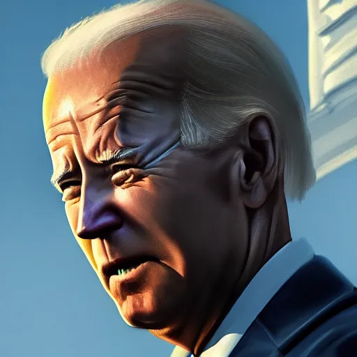 Image similar to joe biden crying, dramatic lighting, cinematic, establishing shot, extremly high detail, photorealistic, cinematic lighting, artstation, style by James Gurney