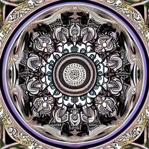 Prompt: ornate psychedelic twisting mandala vortex, intricate detail, complex, high detail