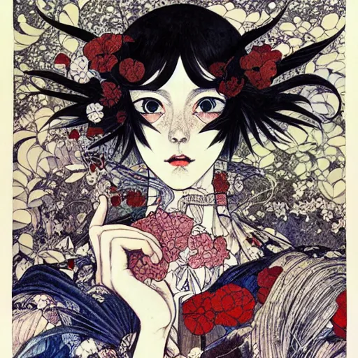 Image similar to prompt: Portrait painted in Cubist style drawn by Vania Zouravliov and Takato Yamamoto, inspired by Fables, intricate acrylic gouache painting, high detail, sharp high detail, manga and anime 2000