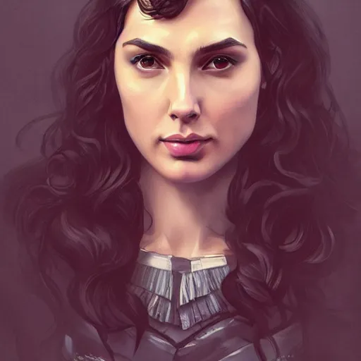 Image similar to Gal Gadot, victorian era, by Wangjie Li, artstation, trending on artstation, detailed, 4k