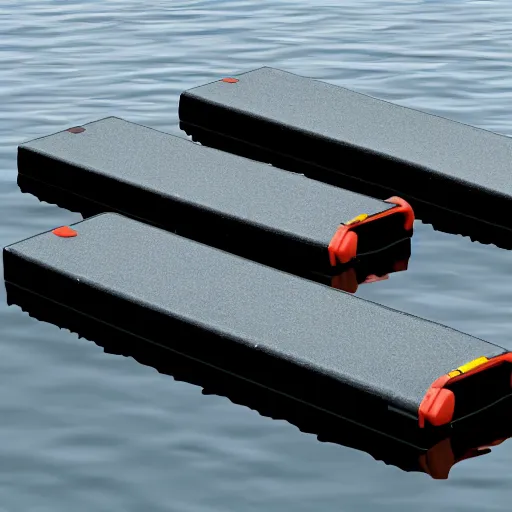 Image similar to a rubber dock with a glock, photorealistic 8 k render