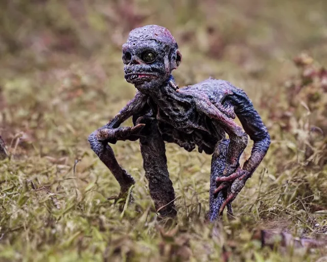 Prompt: 2 0 0 mm wildlife photography of an infected fungal graceful lithe horror giant zombie alien running. highly detailed 8 k. intricate. lifelike. nikon d 8 5 0.
