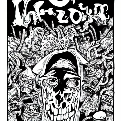 Image similar to mcbess illustration of vecna