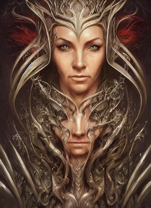 Prompt: portrait, elven spellking of the first tree, stern expression, elegant, highly detailed, digital painting, artstation, concept art, smooth, sharp focus, illustration, artgerm, tomasz alen kopera, peter mohrbacher, donato giancola, joseph christian leyendecker, wlop, frank frazetta